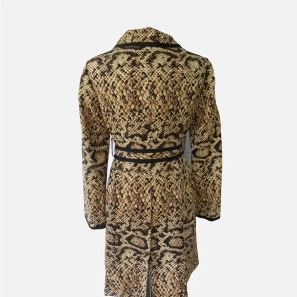 Vintage Nanette Lepore Leopard Print Coat - Picture 2 of 4